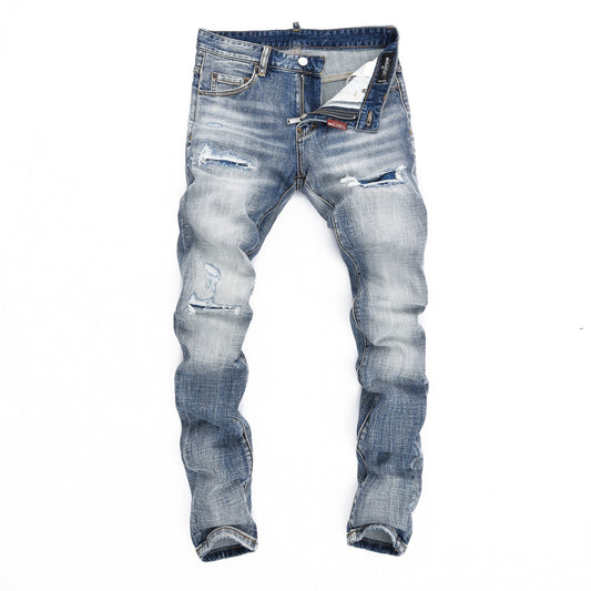 SOLO-DSQ2 Fashion Holes New Jeans