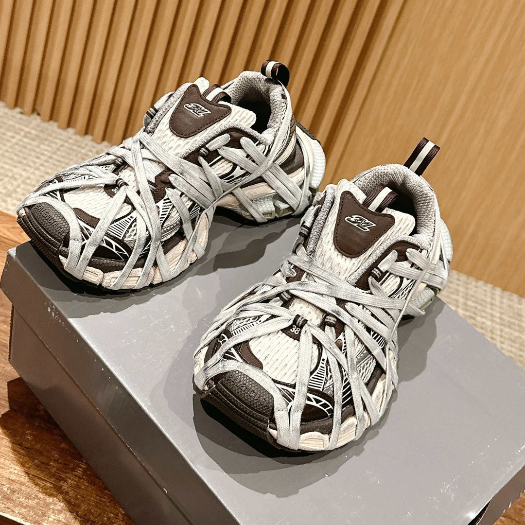 Distressed Vintage Couple's Style Shoe