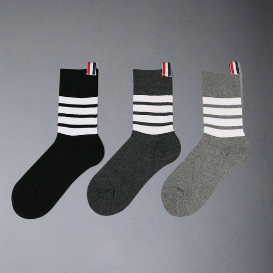 THOM Four stripe socks
