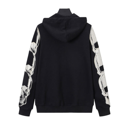 PLElN 2025SS Sports Black Hoodie