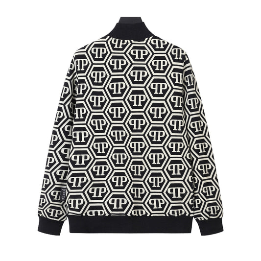 PLElN 2025SS Sports Black Hoodie