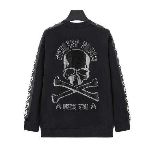 PLElN 2025SS Sports Black Hoodie