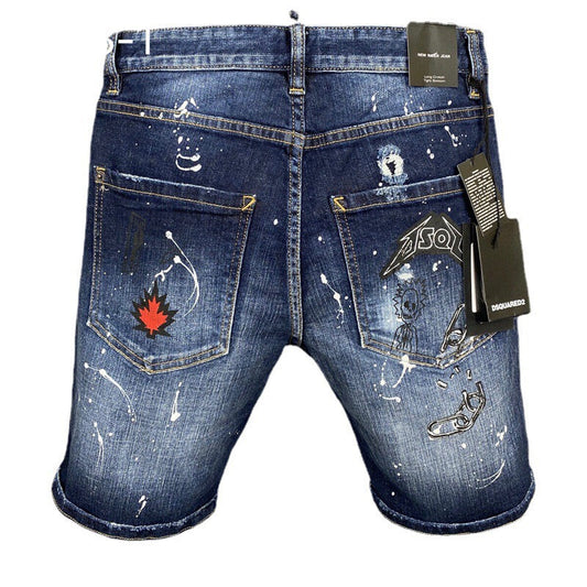 DSQ2 2025 New Blue Ripped Jeans