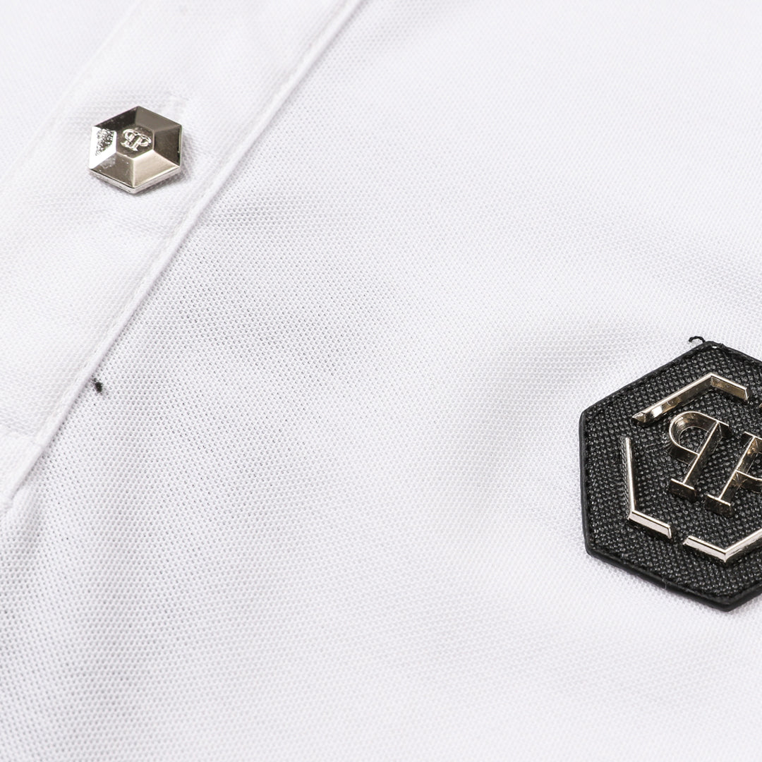 PLElN 2024ss White POLO shirt