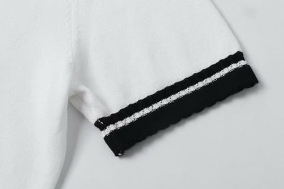 Knitting Casual T-shirt