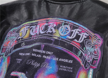 PLElN 2025ss Man Cowhide Jacket