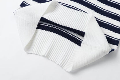 Striped Knit T-shirt