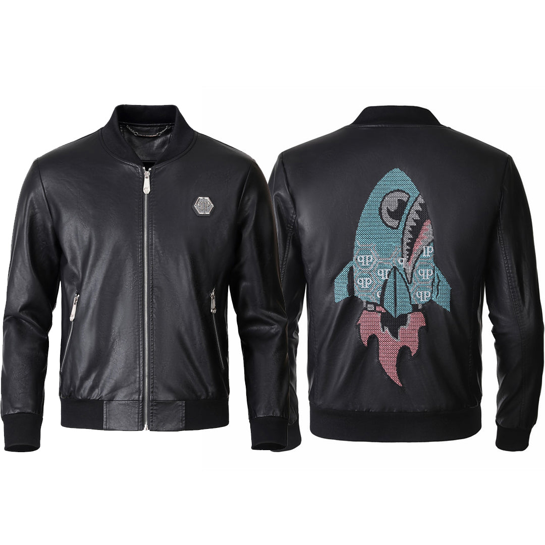 PLElN 2025ss Man Cowhide Jacket