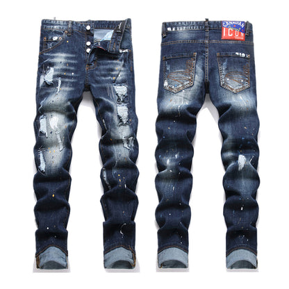SOLO-DSQ2 25ss Ripped Jeans