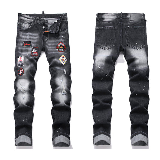SOLO-DSQ2 25ss Ripped Jeans
