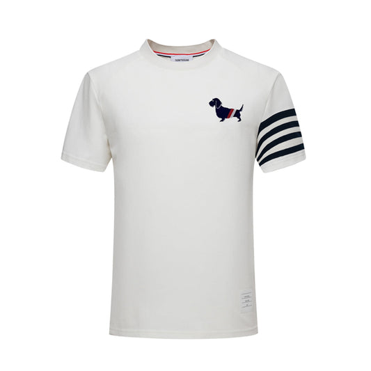 THOM  Puppy embroidery T-shirt