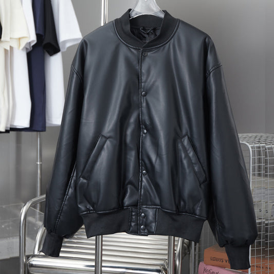 2025SS Block Leather Jacket