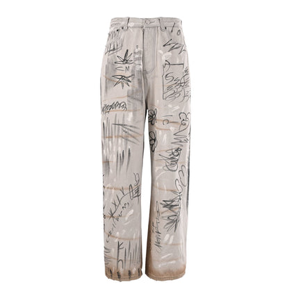 2026SS Graffiti Man Jeans