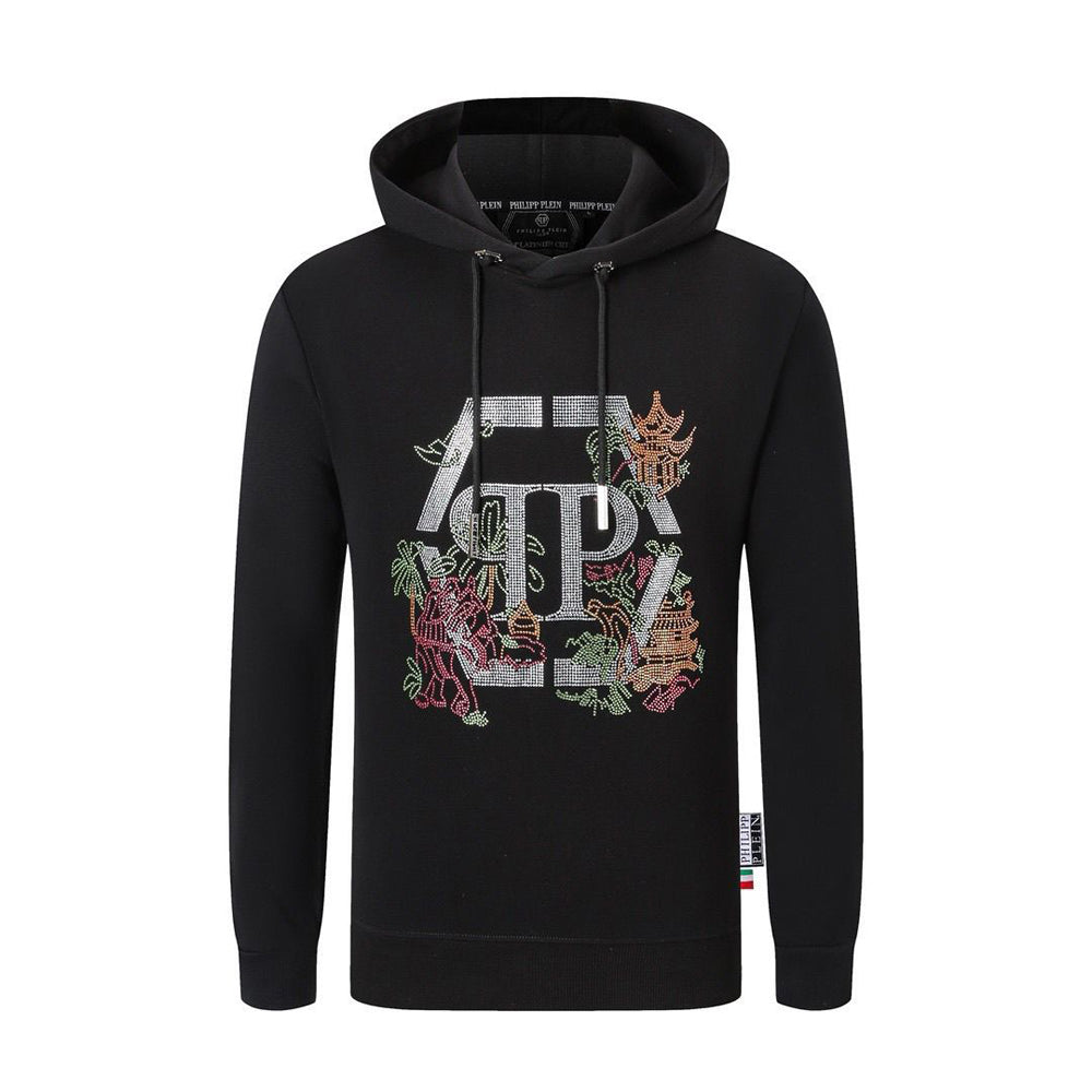 PLElN 2025SS Unisex Black Hoodie