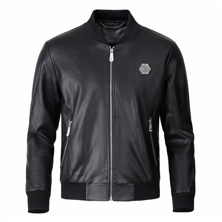 PLElN 2025ss Man Cowhide Jacket