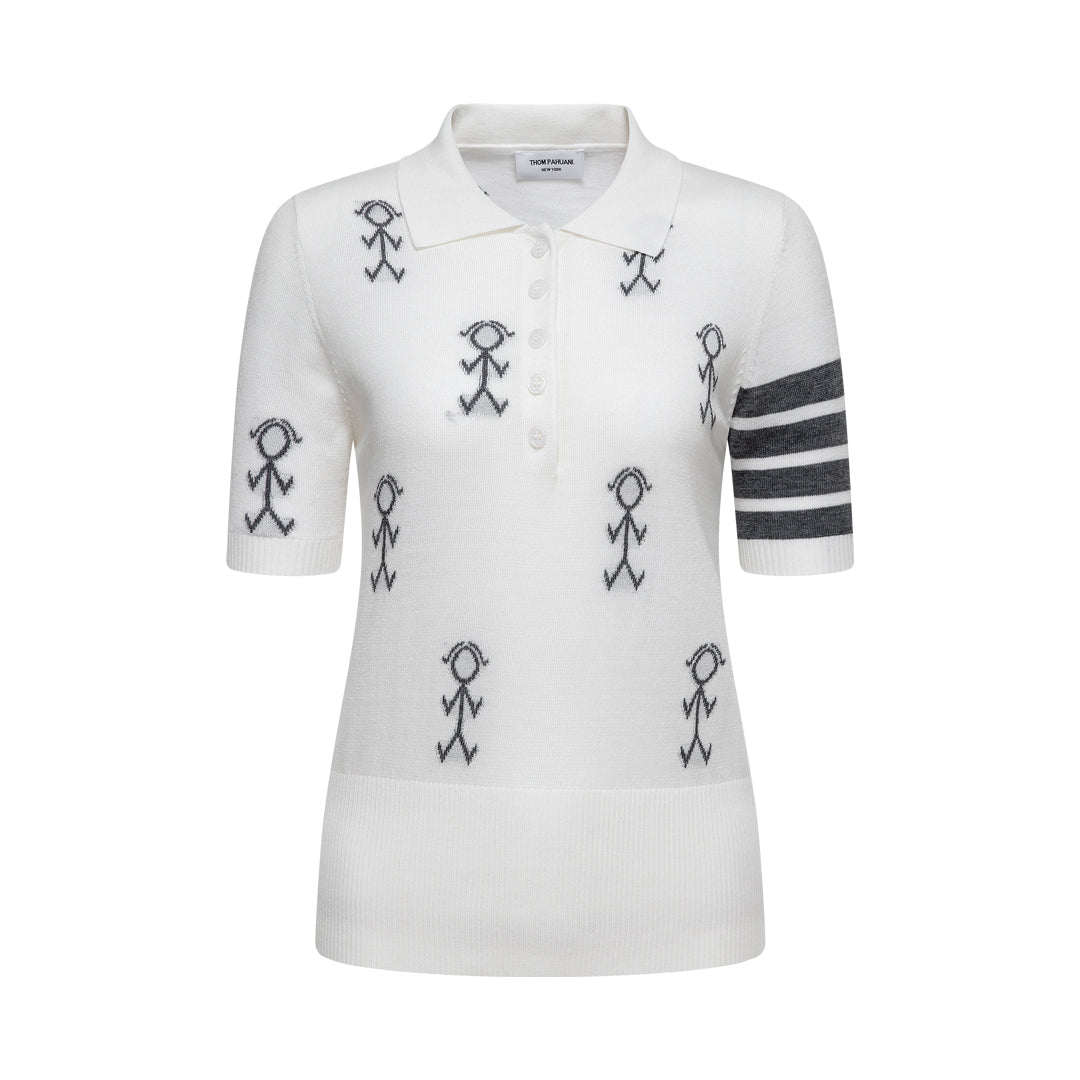 THOM  Women Stickman POLO shirt