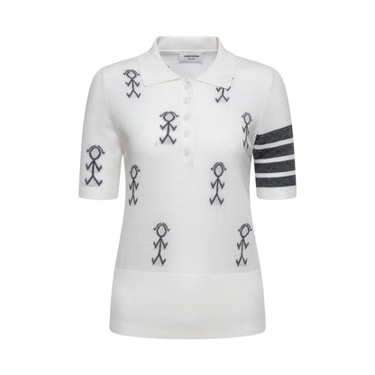 THOM  Women Stickman POLO shirt
