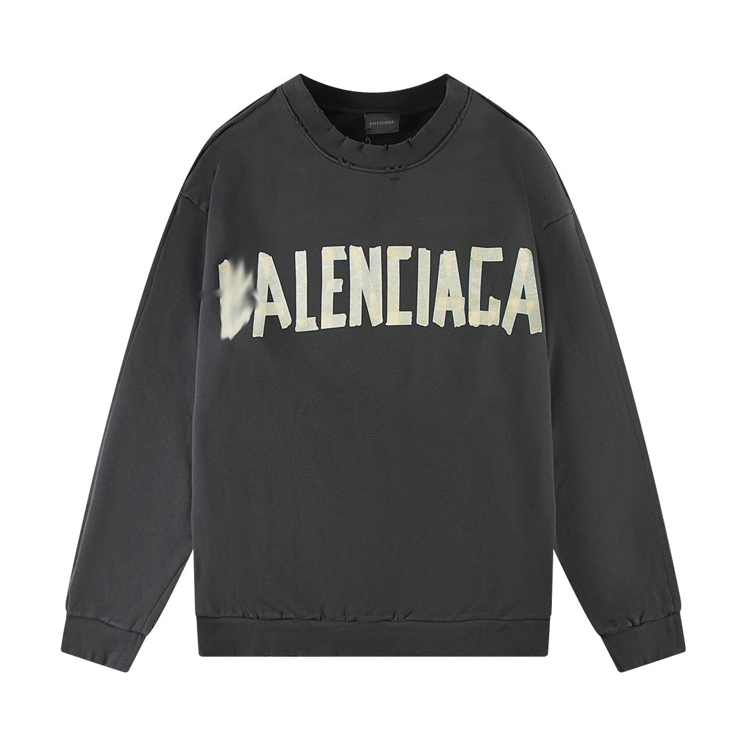 2025SS Distressed Couples Sweatshirt