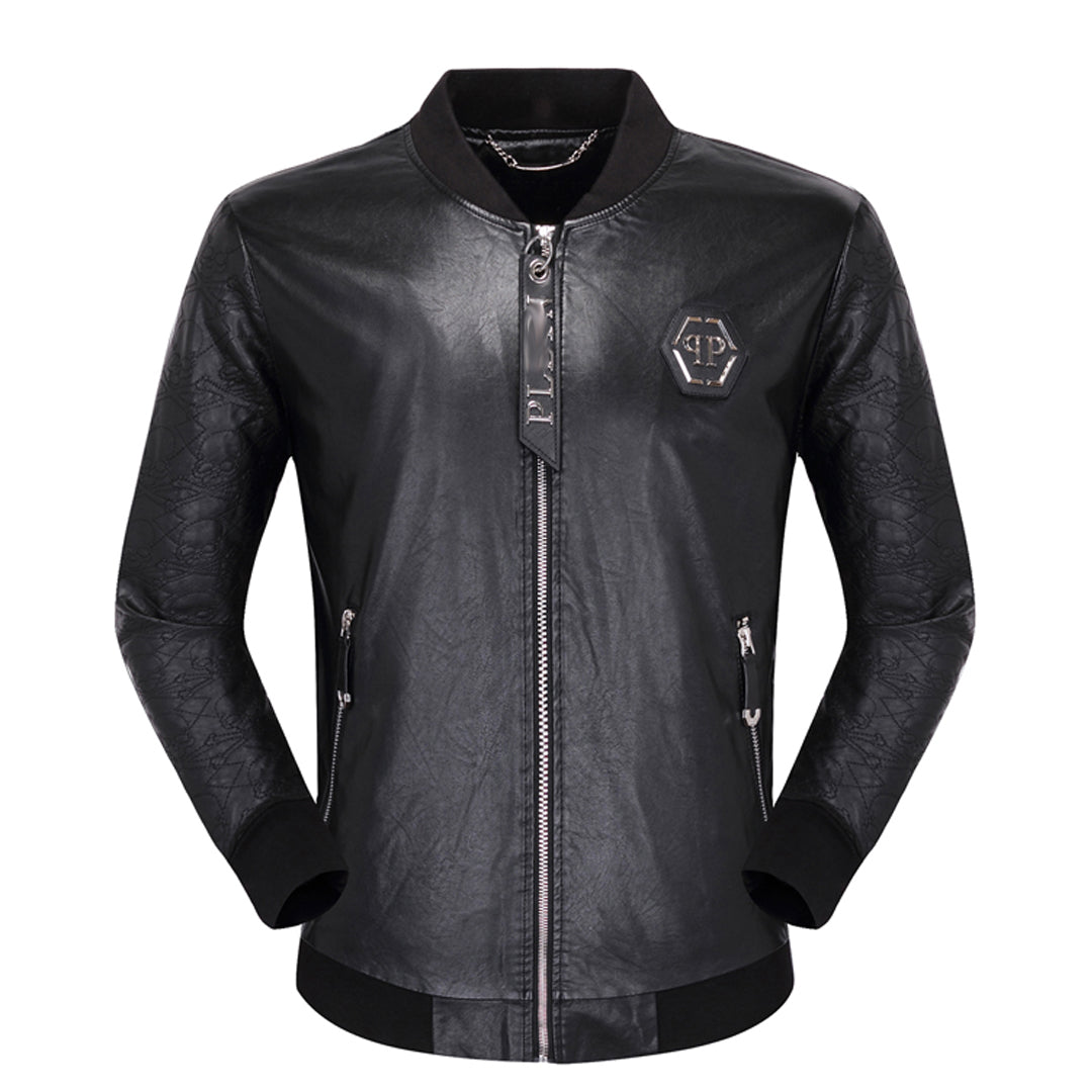 PLElN 25SS Black Cowhide Jacket