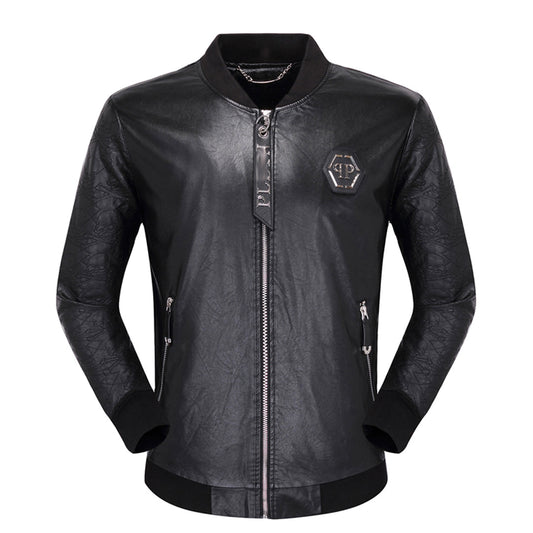 PLElN 25SS Black Cowhide Jacket