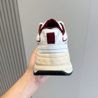 DSQ2 2026 Men's shoe Leather sneakers