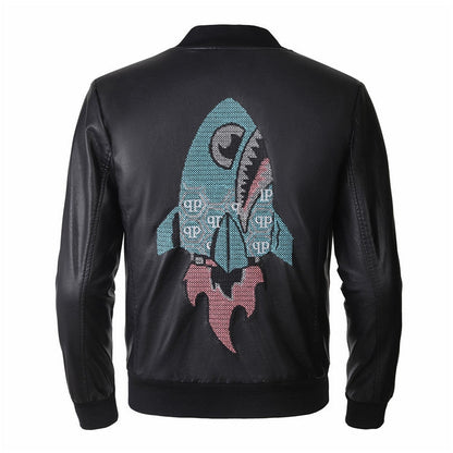 PLElN 2025ss Man Cowhide Jacket