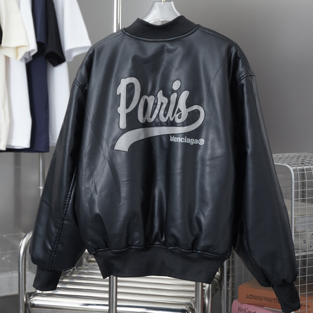 2025SS Block Leather Jacket