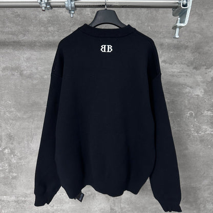 2025ss Man Destroyed Sweater