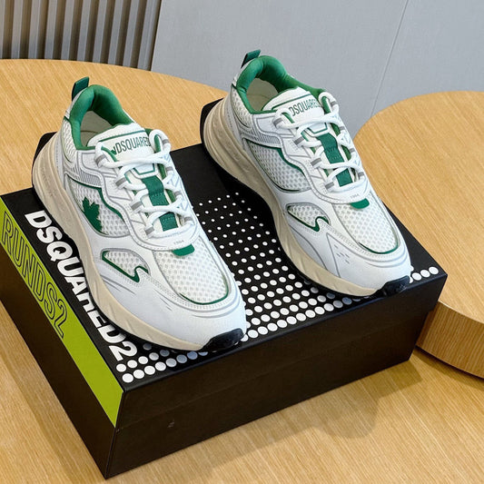 DSQ2 2026 Men's shoe Leather sneakers