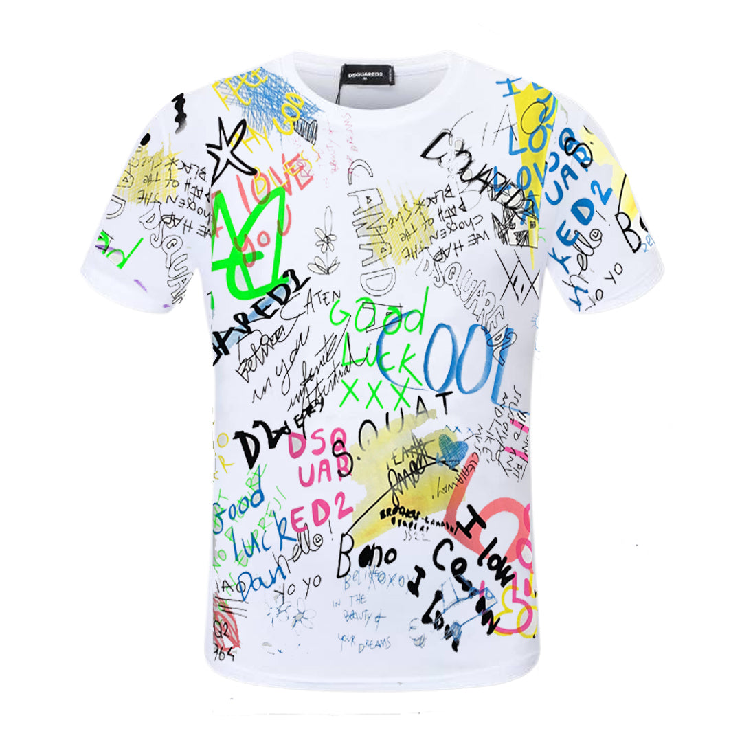 New-D2 Graffiti 2026ss T-shirt