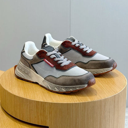 DSQ2 2026 Men's shoe Leather sneakers