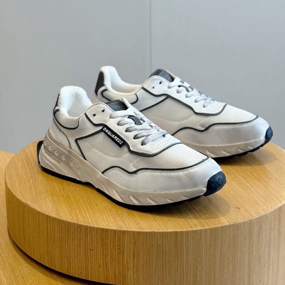 DSQ2 2026 Men's shoe Leather sneakers