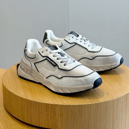DSQ2 2026 Men's shoe Leather sneakers
