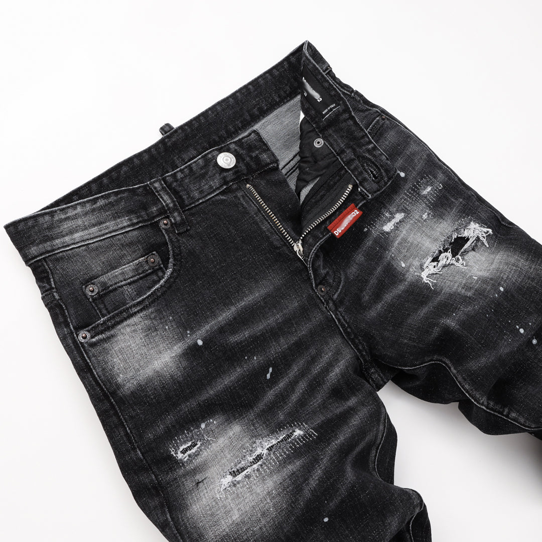 SOLO-DSQ2 25ss Ripped Jeans