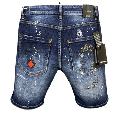 DSQ2 2025 New Blue Ripped Jeans