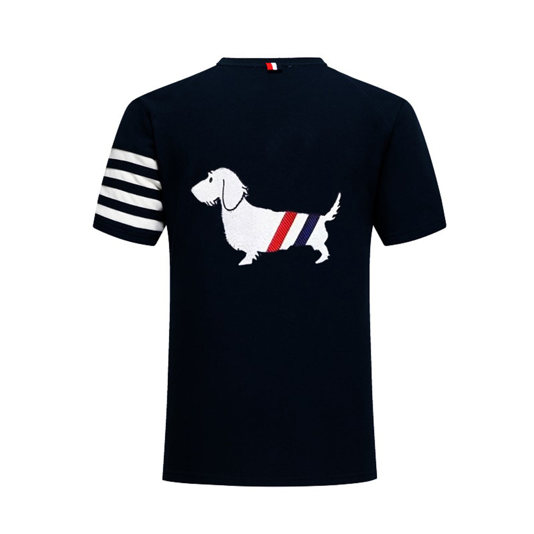 THOM  Puppy embroidery T-shirt