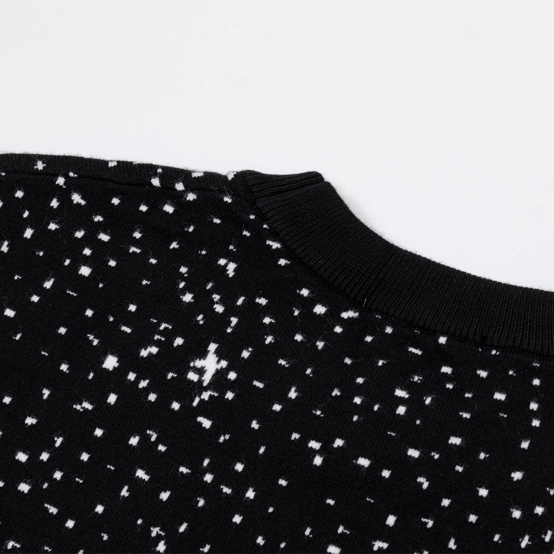 2025ss Man Graffiti Wool Sweater