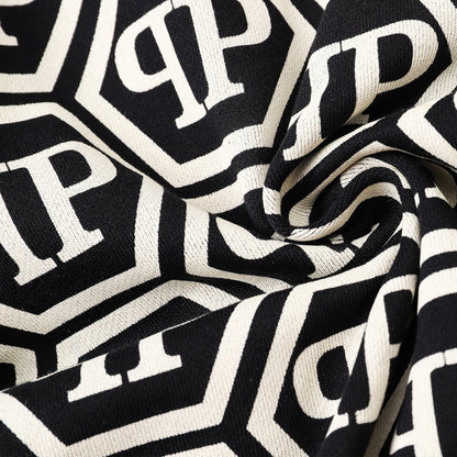 PLElN 2025SS Sports Black Hoodie