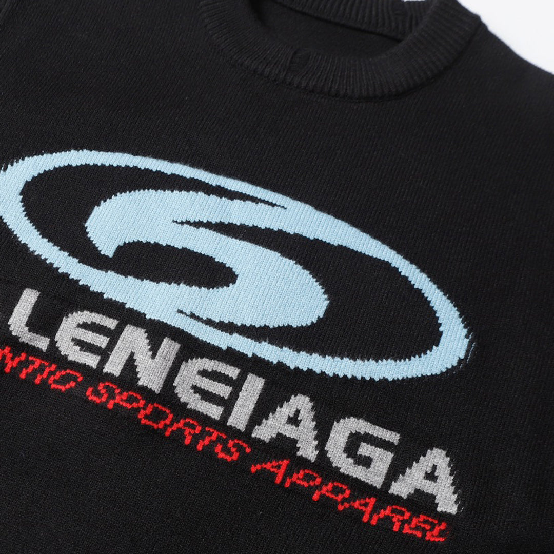 2025ss Man logo Wool Sweater