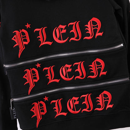 PLElN 2025SS Unisex Black Hoodie