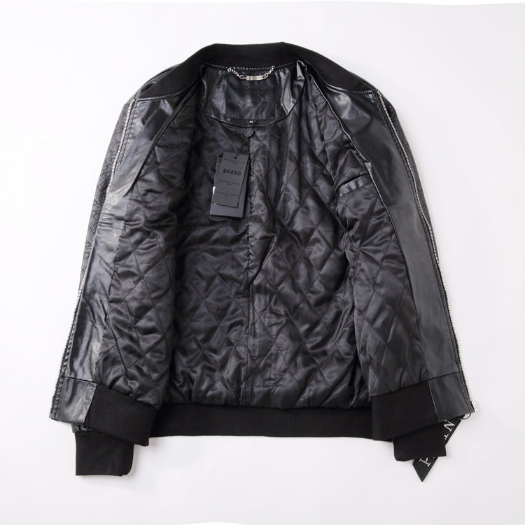 PLElN 25SS Black Cowhide Jacket