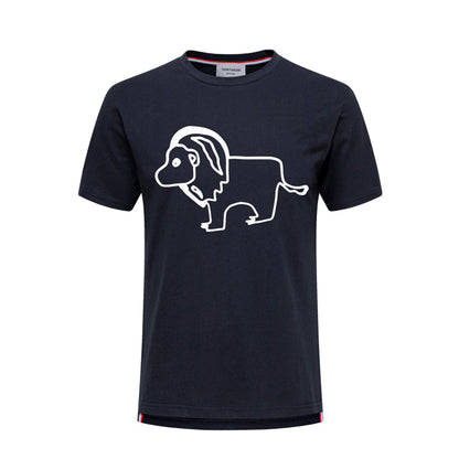 THOM  Lion print T-shirt