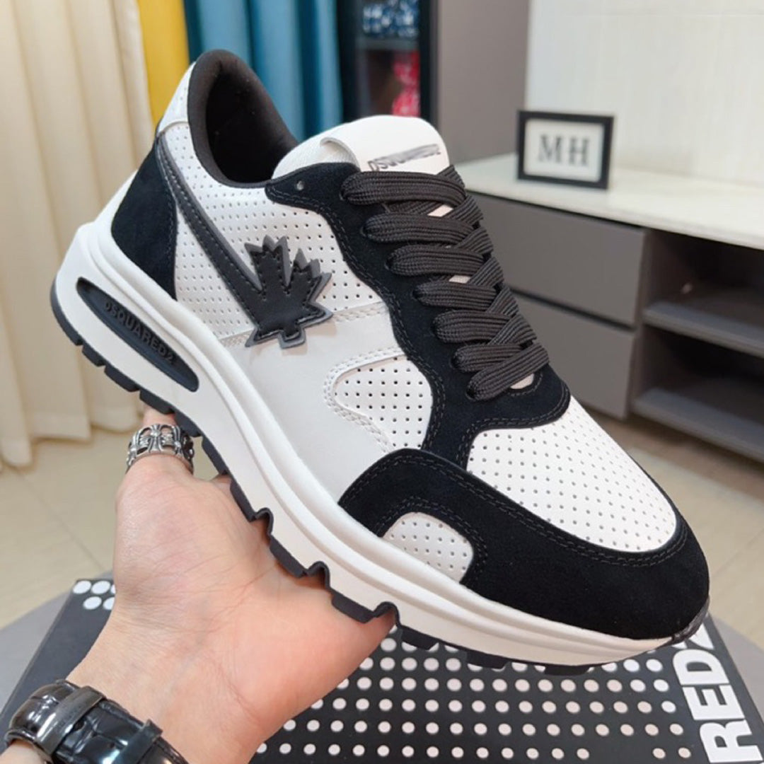 New-DSQ2 Leather sneakers