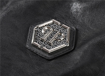 PLElN Men Cowhide Jacket