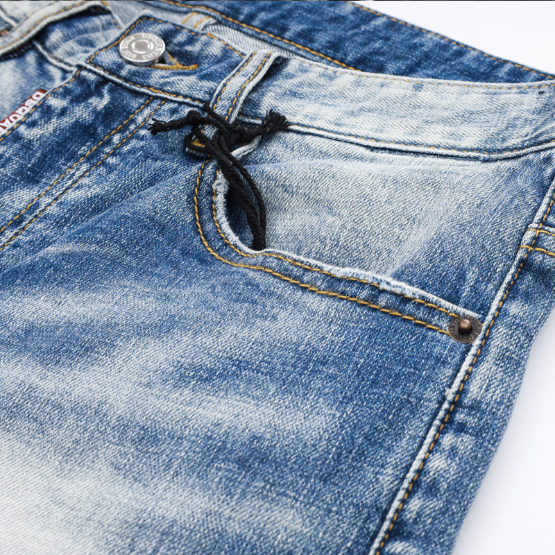 SOLO-DSQ2 2024ss Ripped Jeans