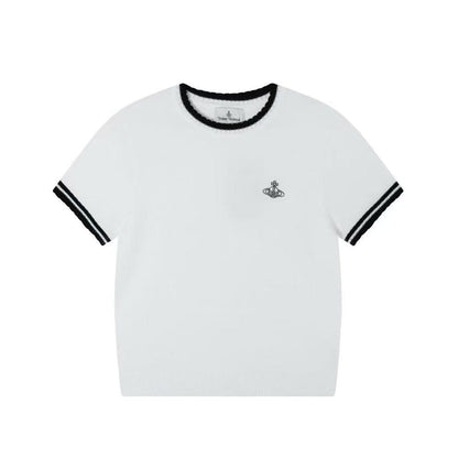 Knitting Casual T-shirt