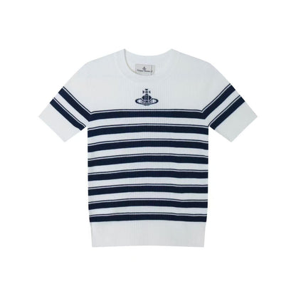 Striped Knit T-shirt